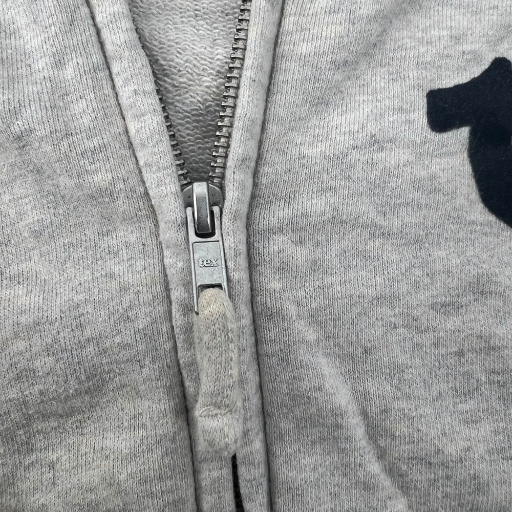 True Religion Mens Heather Gray Buddha World Tour Full Zip Hoodie Sweatshirt S - Picture 7 of 13